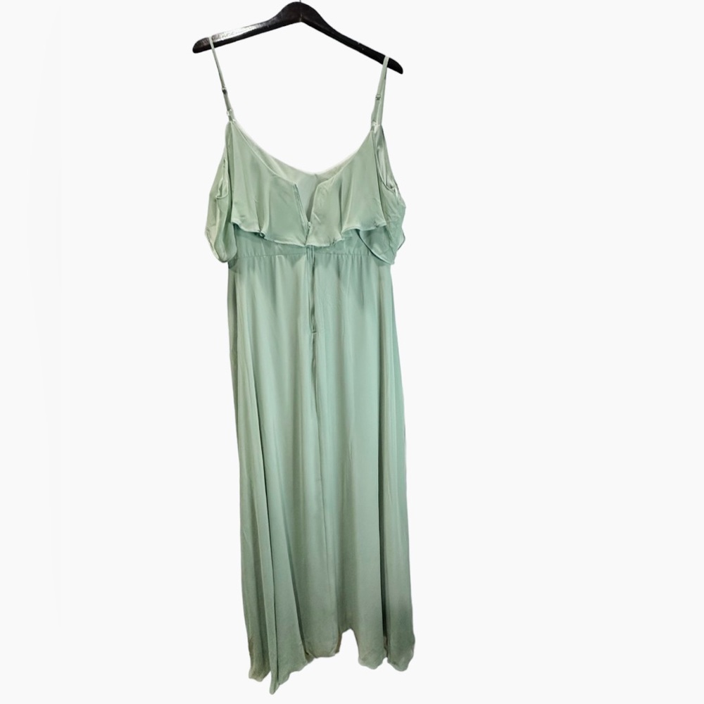 Birdy Grey JANE CONVERTIBLE DRESS CHIFFON SAGE Curve 1X NEW NWT BRIDESMAID - Picture 4 of 5